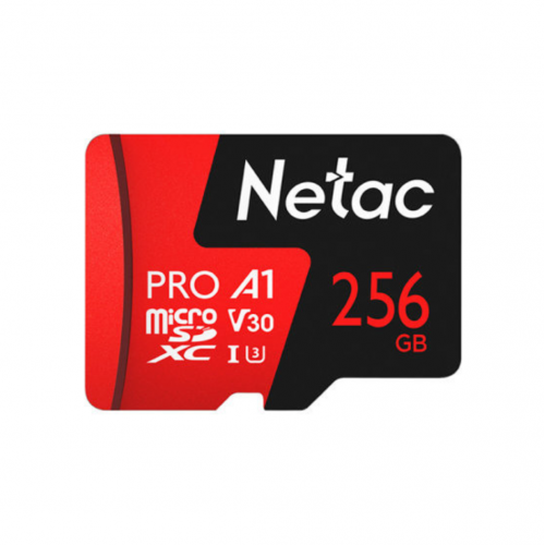 Netac P500 Extreme Pro MicroSDHC 32GB V10/A1/C10 up to 100MB/s, retail pack with SD Adapter Netac P500 Extreme Pro MicroSDHC 32GB V10/A1/C10 up to 100MB/s, retail pack with SD Adapter