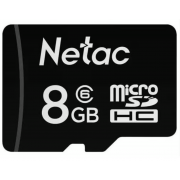 Netac P500 Standard MicroSDHC U1/C10 up to 20MB/s, retail pack with SD Adapter-8GB Netac P500 Standard MicroSDHC U1/C10 up to 20MB/s, retail pack with SD Adapter-8GB
