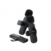 Ven-Dens MIC009 Wireless Dual Microphone Type C Plug (Black) Ven-Dens MIC009 Wireless Dual Microphone Type C Plug (Black)